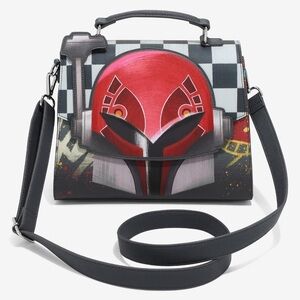 Loungefly‎ Star Wars Sabine Spray Paint Handbag Boxlunch Mandalorian Disney